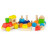 Розвиваюча іграшка Viga Toys Поїзд кольоровий із кубиків (51610)