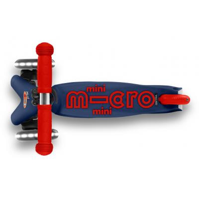 Самокат Micro Mini Deluxe Navy Blue LED (MMD118)