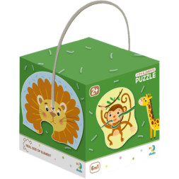 Пазл DoDo 2-3-4 елементи Дикі тварини (300153)