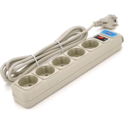 Мережевий подовжувач SVІTTEX YT-SV-001, 5 роз, 1.8м (YT-SV-001)