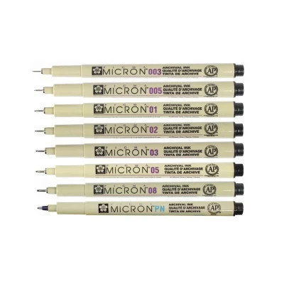 Лайнер Sakura Pigma Micron (0.05) 0,2мм Чорний (084511318410)