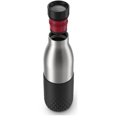 Термос Tefal Bludrop soft touch, 500мл, нержавіюча сталь, графітовий (N3110510)