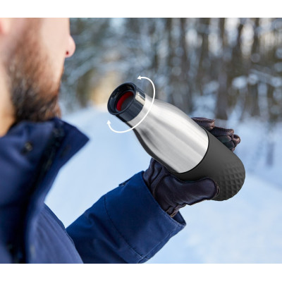 Термос Tefal Bludrop soft touch, 500мл, нержавіюча сталь, графітовий (N3110510)