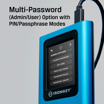 Накопичувач SSD USB Type-C 3.84TB Kingston (IKVP80ES/3840G)