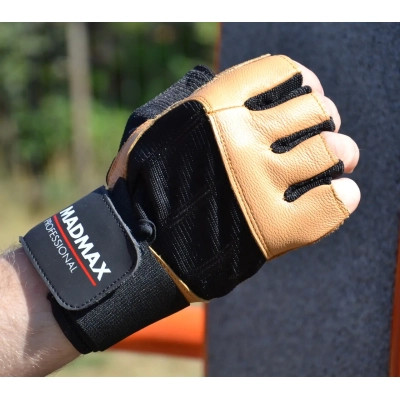 Рукавички для фітнесу MadMax MFG-269 Professional Brown XXL (MFG-269-Brown_XXL)