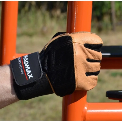 Рукавички для фітнесу MadMax MFG-269 Professional Brown XXL (MFG-269-Brown_XXL)