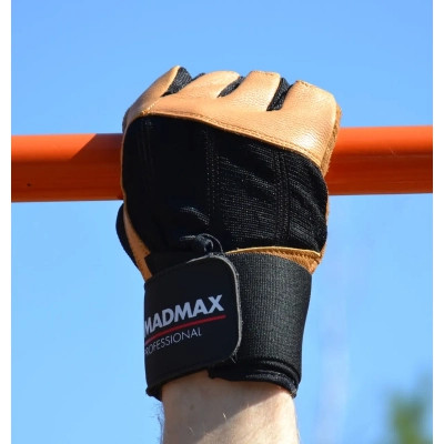 Рукавички для фітнесу MadMax MFG-269 Professional Brown XXL (MFG-269-Brown_XXL)
