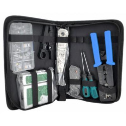 Набір інструментів для мережі 9 in 1, EZ-RJ45, KD-1, G501,HT332, Tester &amp; other Merlion (A063)