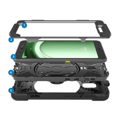 Чохол до планшета BeCover Heavy Duty Samsung Tab Active5 Pro SM-X356B/X350 10.1&quot; Black (713558)