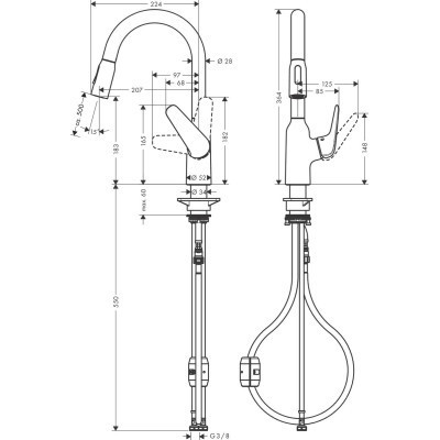 Змішувач Hansgrohe 71801000