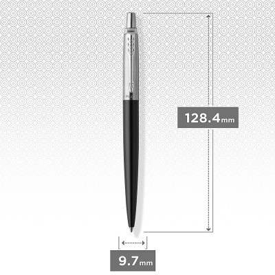 Ручка кулькова Parker JOTTER 17 UKRAINE Бонд Street Black CT BP Тризуб із колосків (16232_T059w)