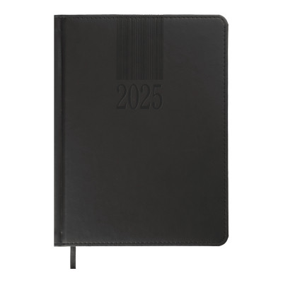 Тижневик Buromax датований 2025 CODE, А5 чорний (BM.2142-01)