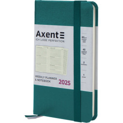 Тижневик Axent датований 2025 Pocket Strong 90х150 мм, малахітовий (8508-25-31-A)