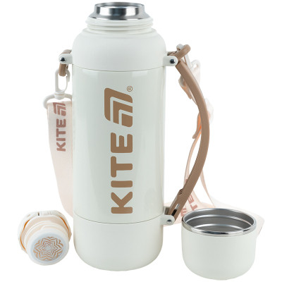Термос Kite 1200 мл, бежевий (K25-1225-2)