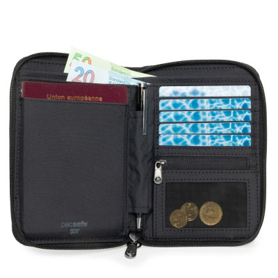 Гаманець Pacsafe RFIDsafe compact travel organizer Графітовий (11020144)