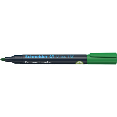 Маркер Schneider MAXX 130 перманентний 2-3 мм, зелений (S113004)