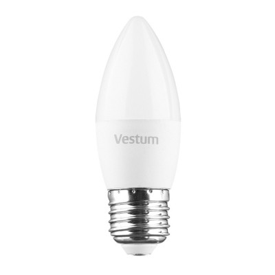 Лампочка Vestum LED C37 8W 3000K 220V E27 (1-VS-1310)