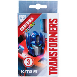 Крейда Kite кольорова Jumbo Transformers, 3 кольори (TF24-077)