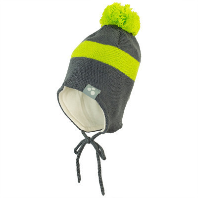 Шапка дитяча Huppa VIIRO 1 83620100 сірий XS (4741468735993)