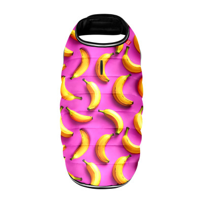 Курточка для тварин WAUDOG Clothes Банани на рожевому XS (502-4055)