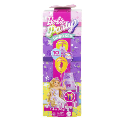 Лялька Barbie Вечірка-сюрприз у лілових тонах (JFG70)