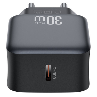 Зарядний пристрій XO USB-C PD30W black (L155_Black)