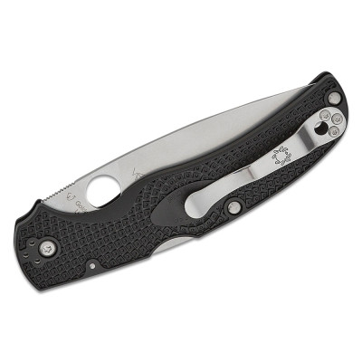 Ніж Spyderco Native Chief Satin BD1N Serrated Black FRN (C244PSBK)