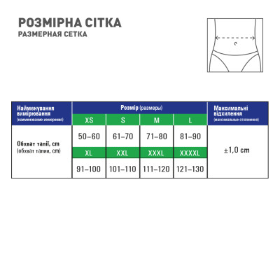 Бандаж MedTextile Бандаж лікувально-профілактичний еластичний, розмір M (4820137290688)