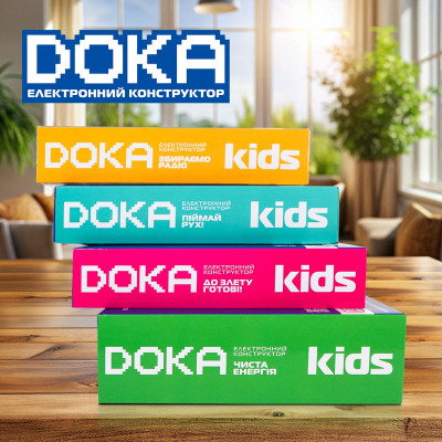 Конструктор DOKA електронний Збираємо радіо (D70703)