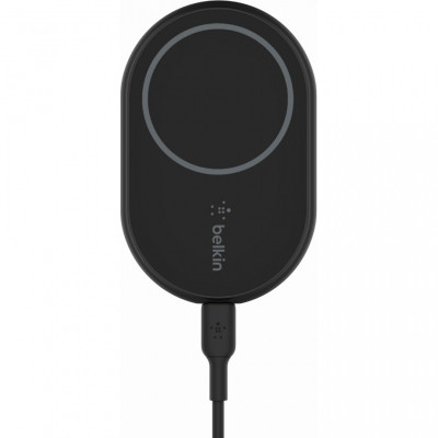 Зарядний пристрій Belkin Car Mount Magnetic Charging Qi, black (WIC004BTBK-NC)