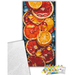 Картина по номерам ArtCraft Соковитий цитрус 40х80 см (13091-AC)