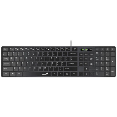 Комплект Genius C-126 SlimStar USB Black Ukr (31330007407)