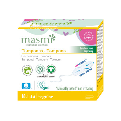 Тампони Masmi Regular без аплікатора 18 шт. (8432984000516)