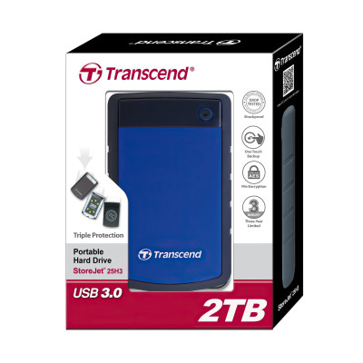 Зовнішній жорсткий диск 2.5&quot; 2TB Transcend (TS2TSJ25H3B)