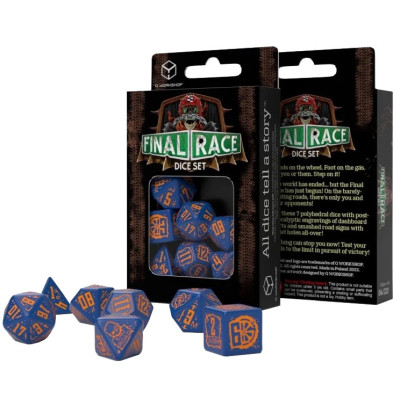 Набір кубиків для настільних ігор Q-Workshop Final Race Dice Set Road Fever (STFR90)