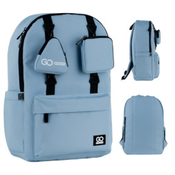Рюкзак шкільний GoPack Education Teens 178 сіро-блакитний (GO25-178L-3)