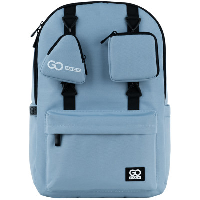Рюкзак шкільний GoPack Education Teens 178 сіро-блакитний (GO25-178L-3)