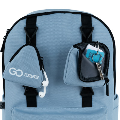 Рюкзак шкільний GoPack Education Teens 178 сіро-блакитний (GO25-178L-3)