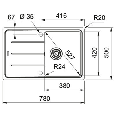 Мийка кухонна Franke Basis BFG 611-78 (114.0258.042)