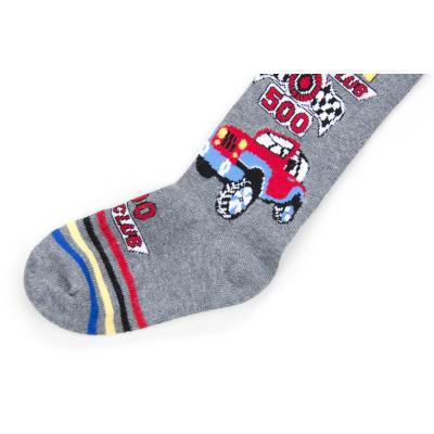 Колготки дитячі Bross з машиною сірі (10848-5-7B-gray)