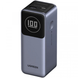 Батарея універсальна Ugreen 12000mAh 100W PD, QC, USB-A, USB-С in/out Grey (PB724) (35526B)