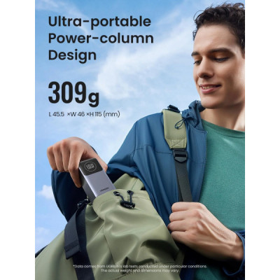 Батарея універсальна Ugreen 12000mAh 100W PD, QC, USB-A, USB-С in/out Grey (PB724) (35526B)