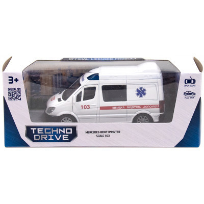 Машина TechnoDrive Mercedes-Benz Sprinter Швидка допомога (250295)