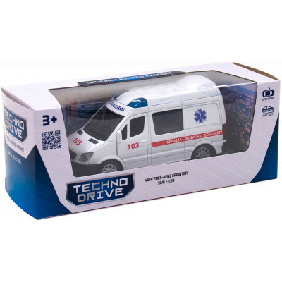 Машина TechnoDrive Mercedes-Benz Sprinter Швидка допомога (250295)