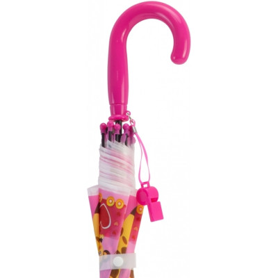 Парасоля Economix Jolly Zoo тростина автомат, рожевий (E98426)