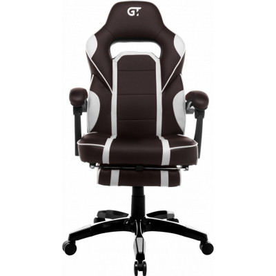 Крісло ігрове GT Racer X-2749-1 Dark Brown/White