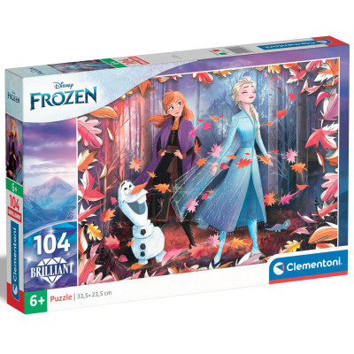 Пазл Clementoni Frozen II серія Brilliant, 104 елементи (20161)