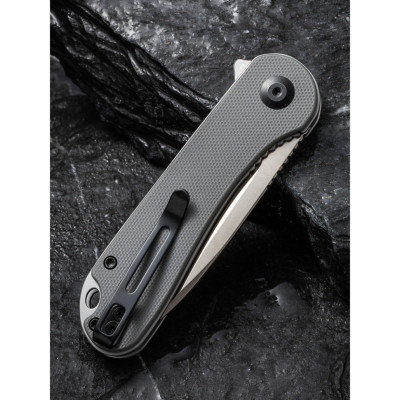 Ніж Civivi Elementum, Satin, сірий G10 (C907B)