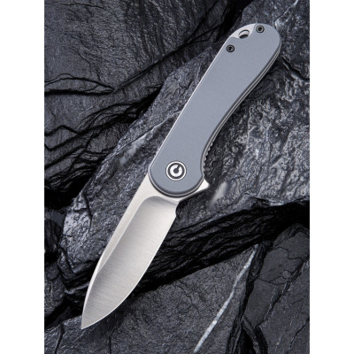 Ніж Civivi Elementum, Satin, сірий G10 (C907B)