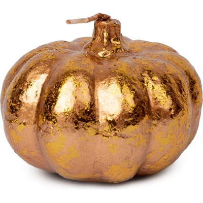 Свеча YES! Fun &quot;Тыква&quot; 8*6см, золото, парафин (974285)